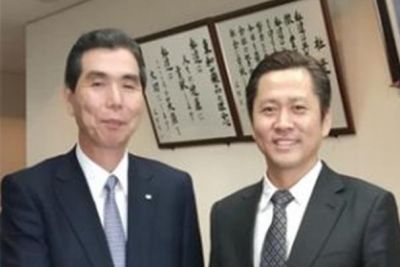 访问日本东和药品株式会社 与吉田逸郎社长会面