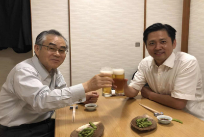 On July 20, 2018, met with Mamoru Kodata, President of the Japanese Association of Medical Sciences and Director General of the National Cancer Center